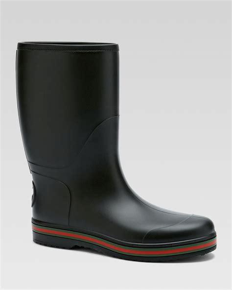 farfetch gucci shoes men|Gucci rain boots for men.